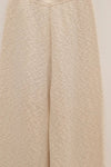 SWAYING/KNIT textured straight pants SW24SS3B11 white